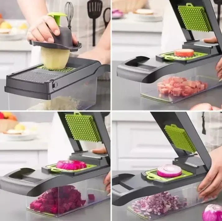 Cortador De Vegetales Multifuncional 12 en 1